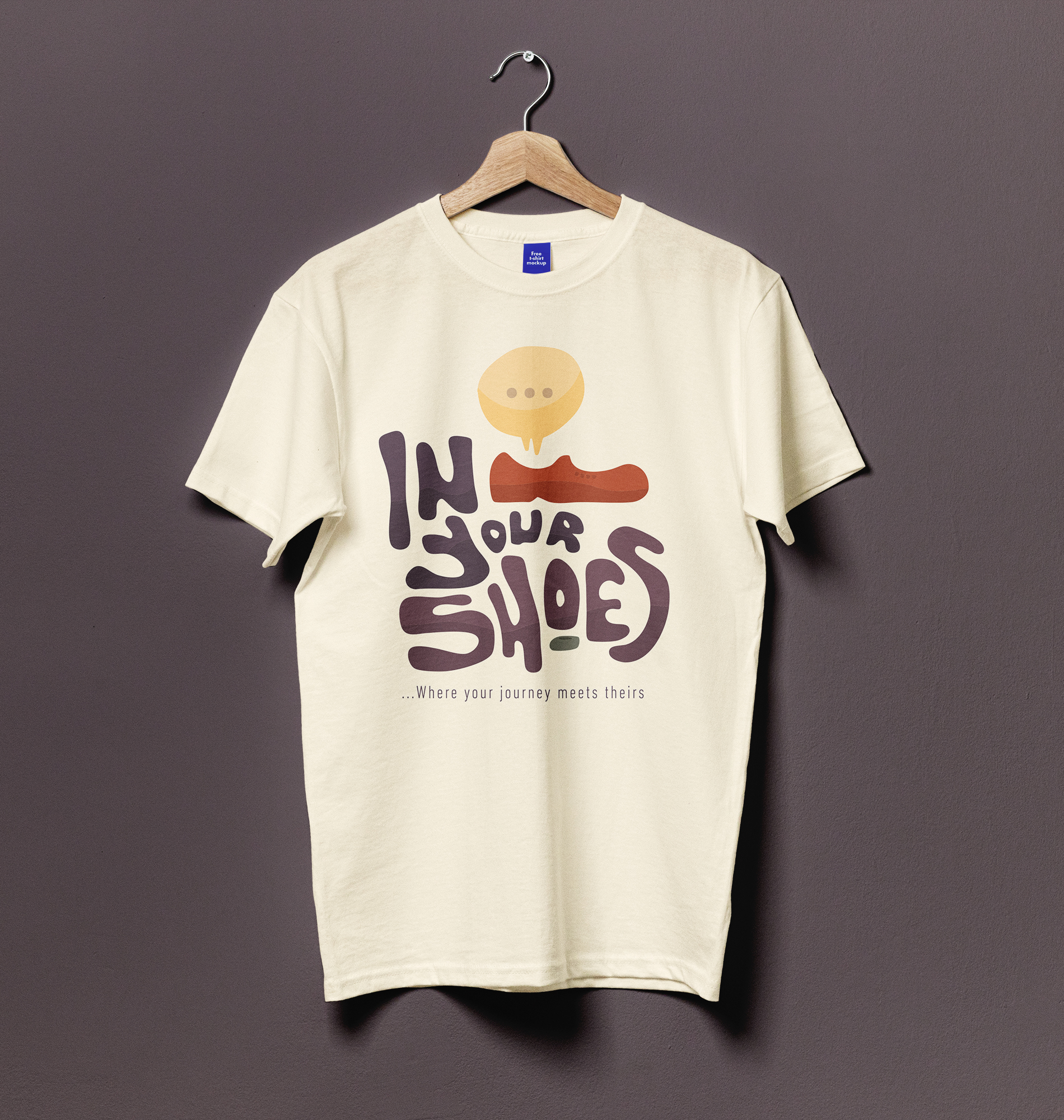 In Your Shoes Tee — Natural